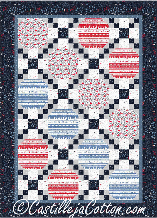 Chained Ovals Quilt CJC-5054e - Downloadable Pattern