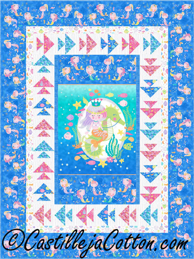 Mermaids and Fishes Quilt CJC-50691e - Downloadable Pattern