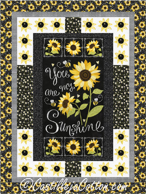 Sunshine Sunflowers Quilt Pattern CJC-5074 - Paper Pattern