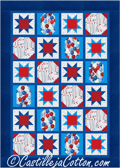 Celebrate USA Quilt Pattern CJC-5108 - Paper Pattern