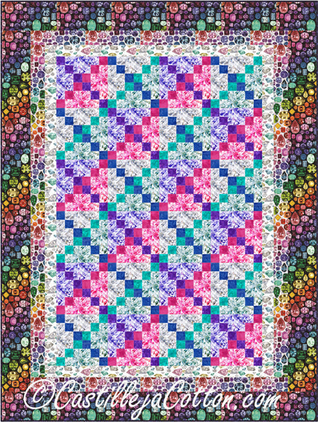 Diamond Paths Quilt CJC-5110e - Downloadable Pattern