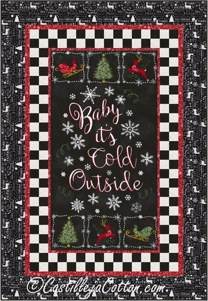Baby Its Cold Outside Quilt Pattern CJC-5124 - Paper Pattern