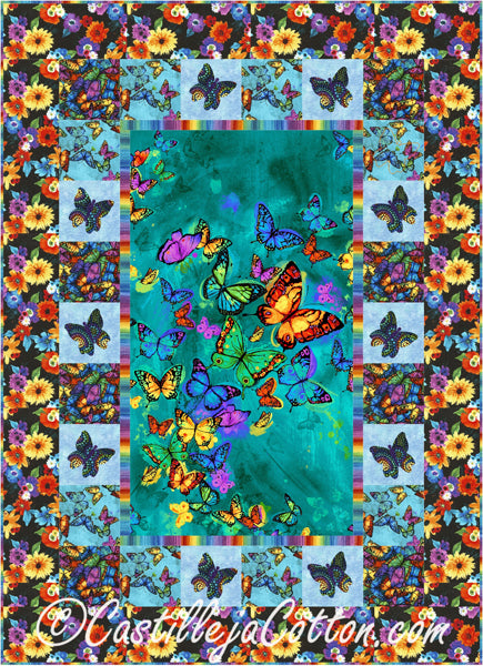 Butterfly Pavilion Quilt Pattern CJC-5131 - Paper Pattern