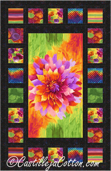Flower Windows Quilt CJC-51331e - Downloadable Pattern