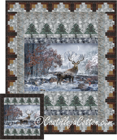 Mountain Stag Quilt CJC-5137e - Downloadable Pattern