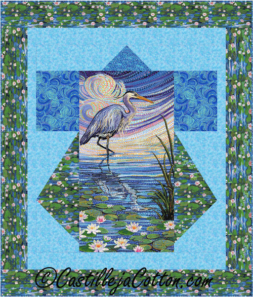 Heron Kimono Quilt CJC-51491e - Downloadable Pattern