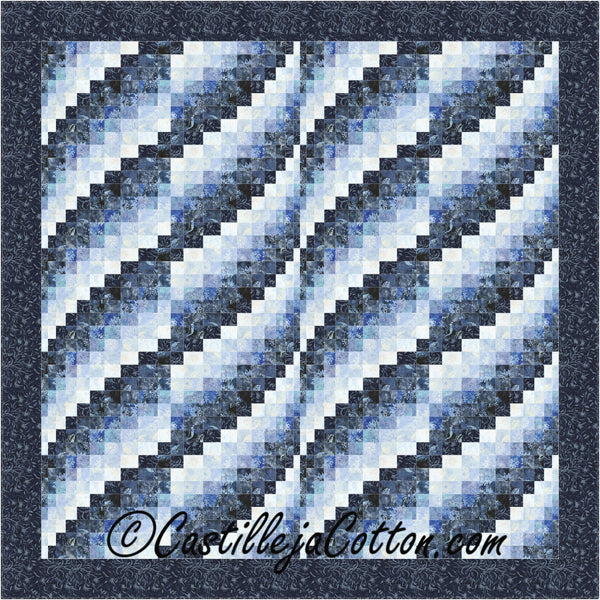 Flowing Waves Quilt CJC-51641e - Downloadable Pattern