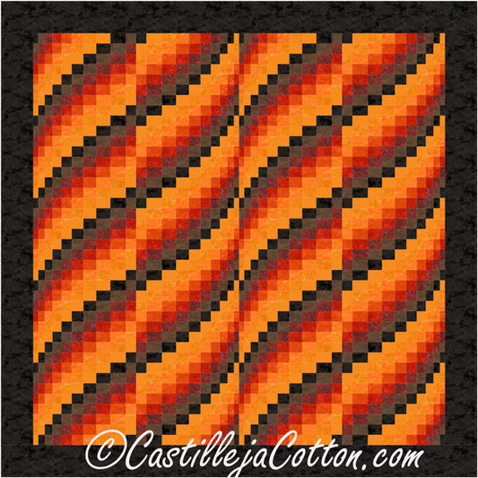 Flowing Waves Quilt Pattern CJC-51642 - Paper Pattern