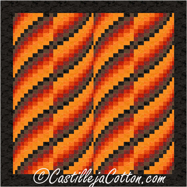 Flowing Waves Quilt CJC-51642e - Downloadable Pattern
