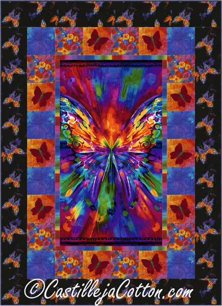 Butterfly Awaken Quilt Pattern CJC-51701 - Paper Pattern