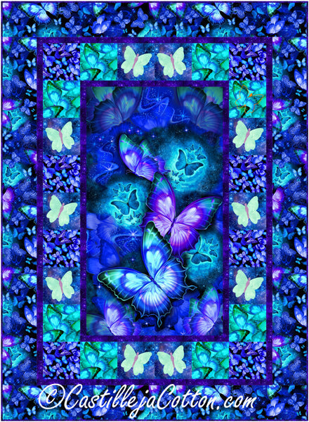 Butterfly Neon Quilt CJC-51704e - Downloadable Pattern