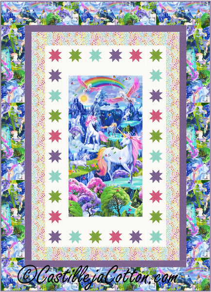 Starry Unicorns Quilt Pattern CJC-51711 - Paper Pattern