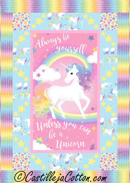 Unicorn Magic Quilt CJC-51851e - Downloadable Pattern