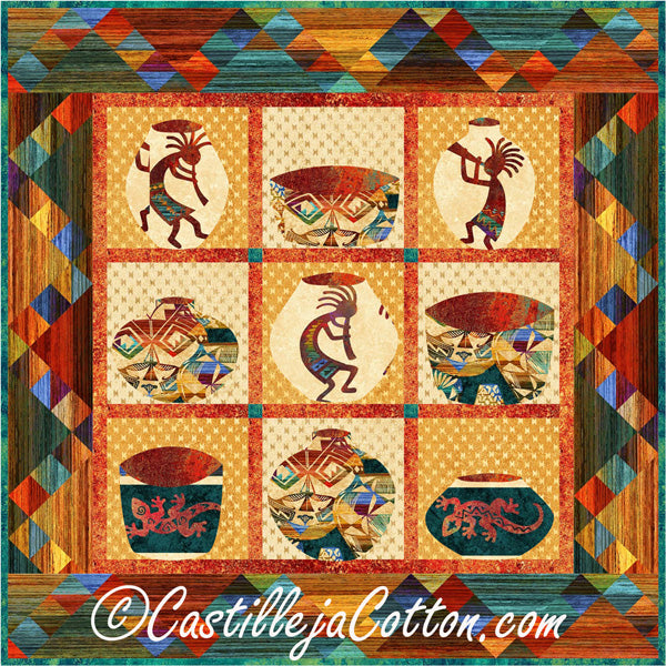 Native Pottery Quilt CJC-51901e - Downloadable Pattern