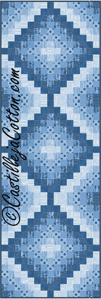 Eight FQ Trip Runner Quilt CJC-51941e - Downloadable Pattern