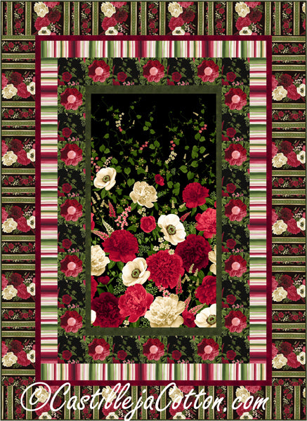 Carina Rose Garden Quilt Pattern CJC-51951 - Paper Pattern