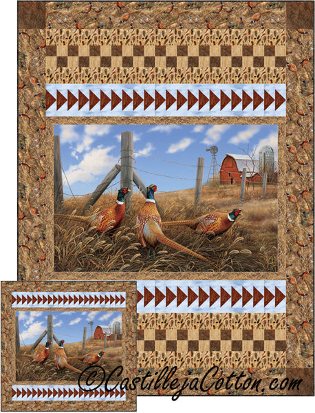 Pheasant Run Quilt Pattern CJC-52100 - Paper Pattern