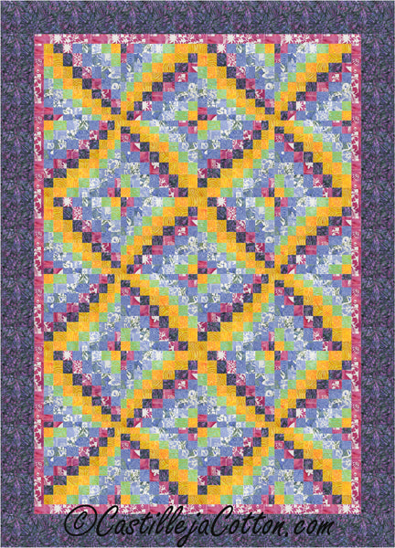 Bargello Windmills Quilt Pattern CJC-52222 - Paper Pattern