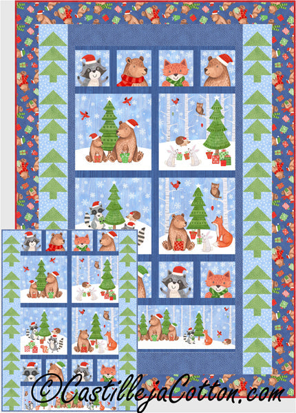 Christmas Bears Quilt Pattern CJC-52380 - Paper Pattern