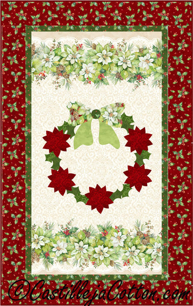 Christmas Flowers Quilt CJC-52391e - Downloadable Pattern