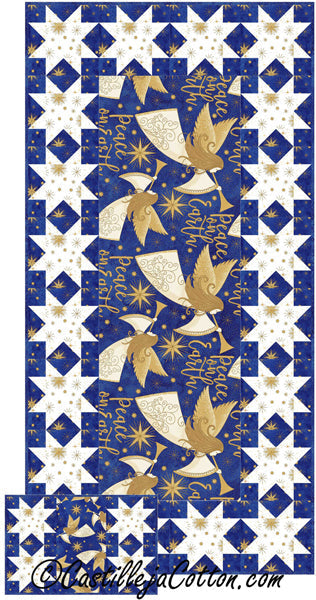 Angels Above Table Runner and Placemat Pattern CJC-52410 - Paper Pattern