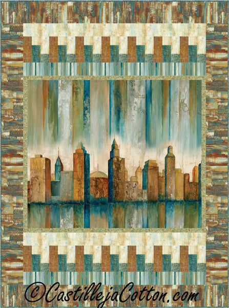 Urban Reflections Quilt CJC-52561e - Downloadable Pattern