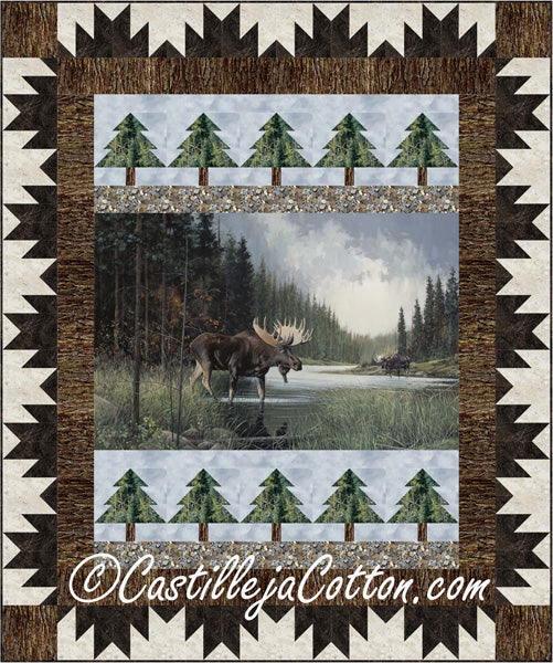 Moose Mountains Quilt CJC-52601e - Downloadable Pattern