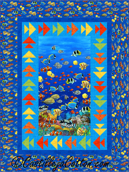 Coral Reef Quilt CJC-52701e - Downloadable Pattern