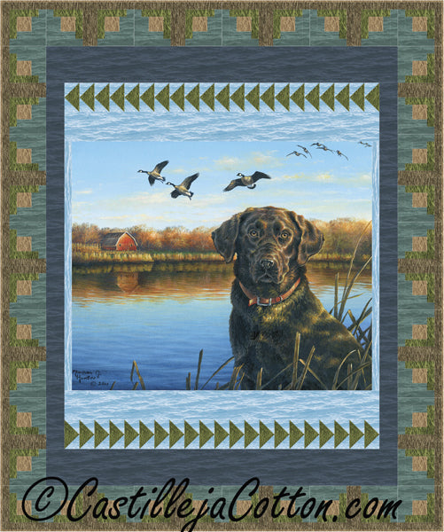 Faithful Dog Friend Quilt CJC-52761e - Downloadable Pattern