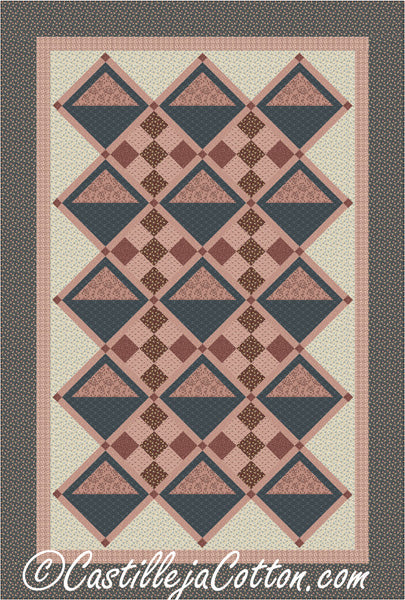 Baskets and Patches Quilt Pattern CJC-52831 - Paper Pattern