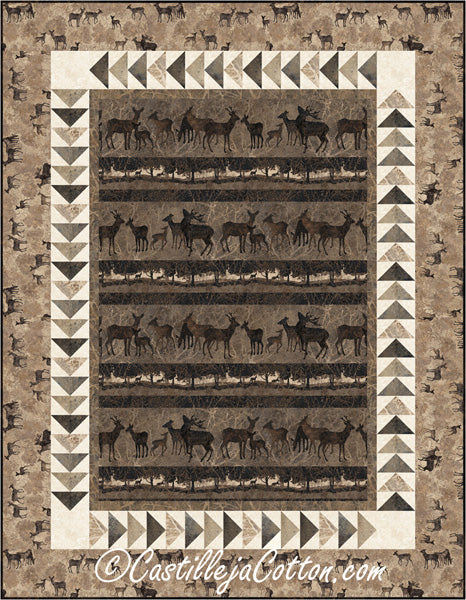 Forest Deer Quilt CJC-52931e - Downloadable Pattern