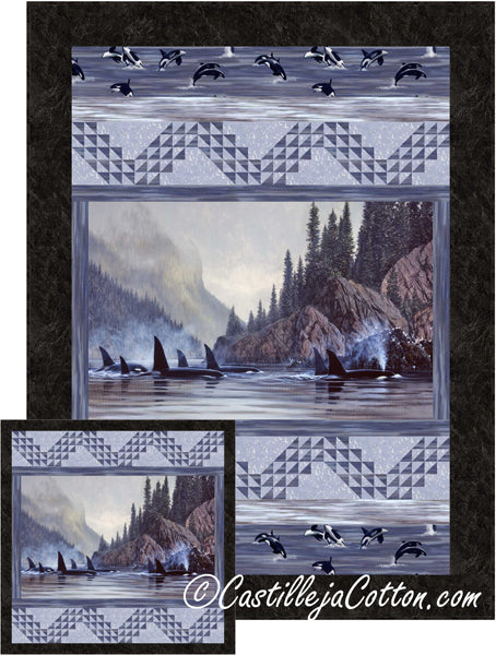 Whale Migration Quilt CJC-53010e - Downloadable Pattern