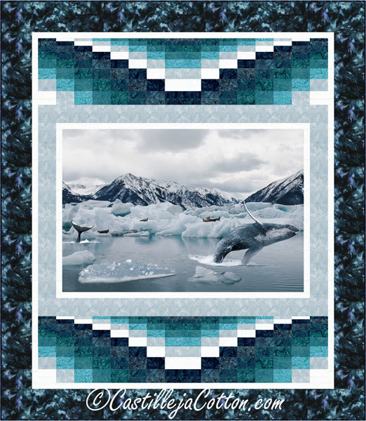 Arctic Whales Quilt CJC-53101e - Downloadable Pattern