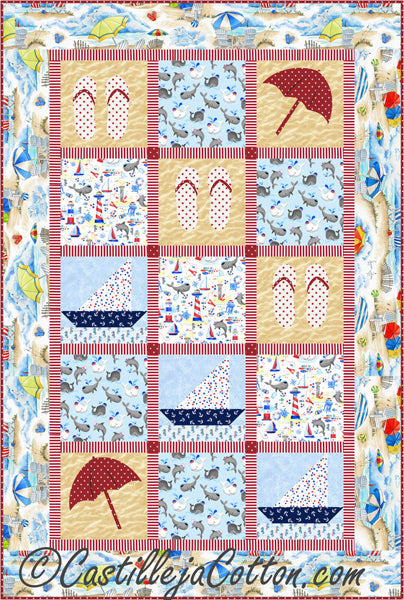Summer at the Beach Quilt Pattern CJC-53171 - Paper Pattern