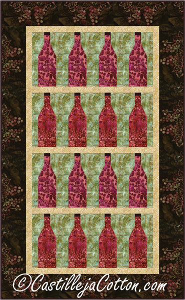 Wine Time Wall Quilt CJC-53181e - Downloadable Pattern