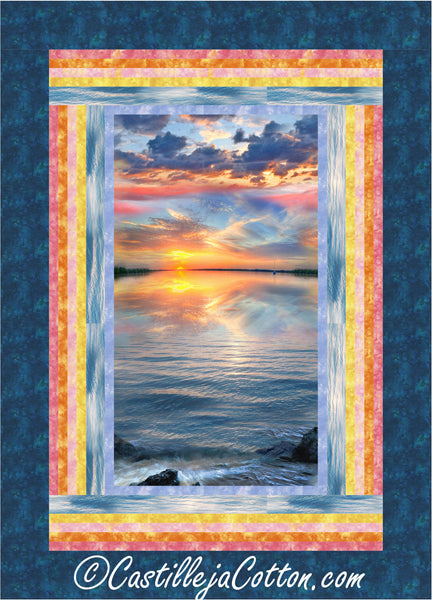 Sunset Sail Quilt Pattern CJC-53191 - Paper Pattern
