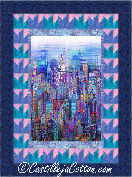 City Skyline Quilt CJC-53311e - Downloadable Pattern