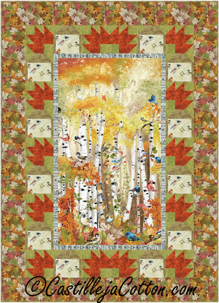 Birds and Birch Quilt CJC-53381e - Downloadable Pattern