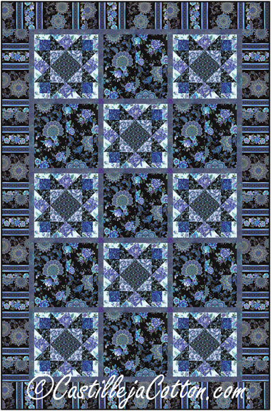 Floral Stars Quilt CJC-53431e - Downloadable Pattern