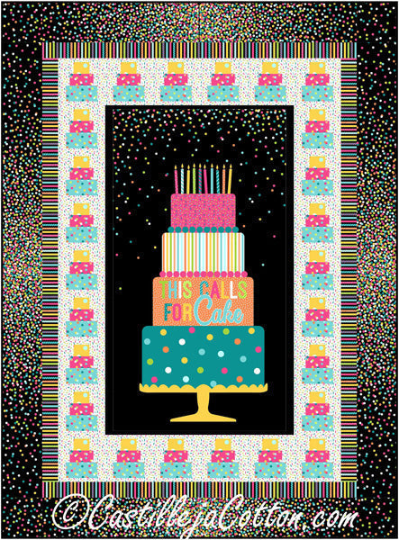Celebrate with Cake Quilt Pattern CJC-53521 - Paper Pattern