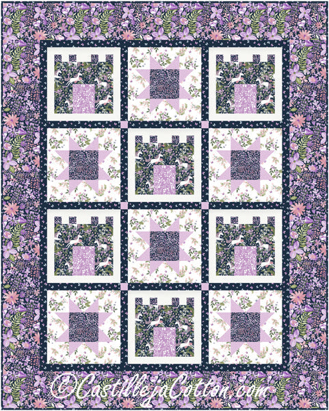 Castles and Stars Child Quilt Pattern CJC-53549 - Paper Pattern