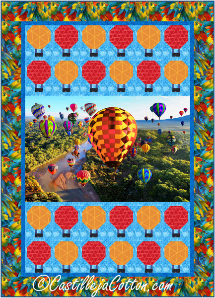 Air Balloons Quilt Pattern CJC-53701 - Paper Pattern