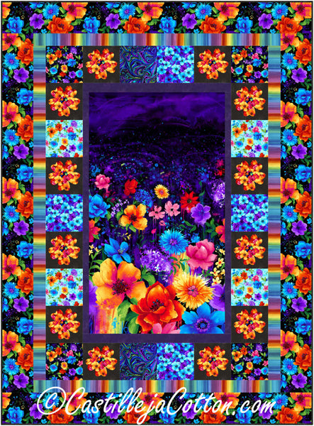 Night Blossoms Quilt CJC-53751e - Downloadable Pattern