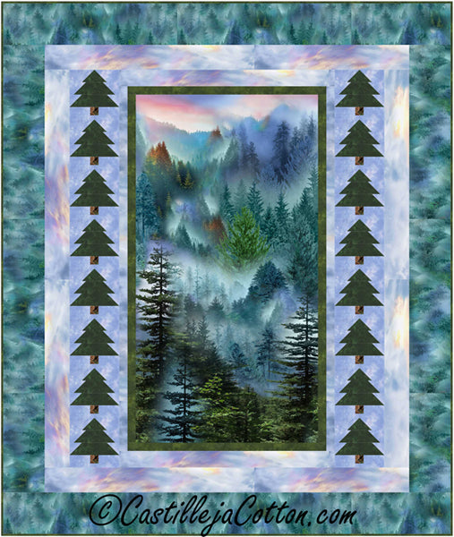Mountain Forest Quilt Pattern CJC-53781 - Paper Pattern