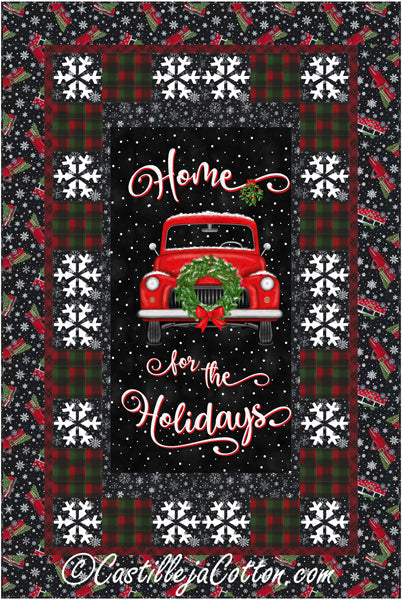 Holiday Truck Quilt CJC-53981e - Downloadable Pattern