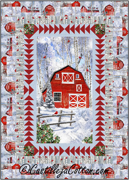 Cardinals and Barn Quilt Pattern CJC-53991 - Paper Pattern