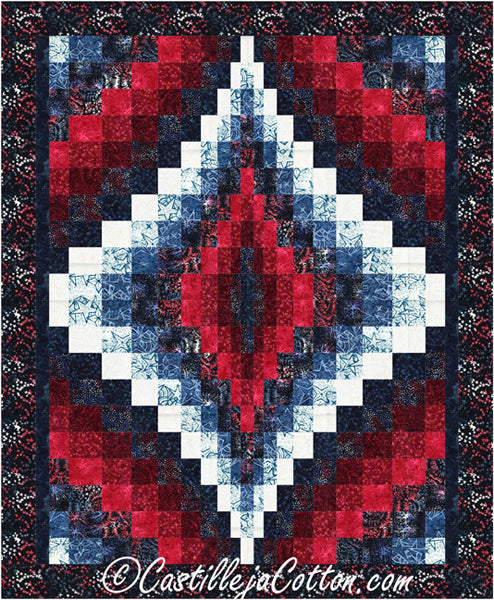 Double Bargello Jewel Quilt Pattern CJC-54022 - Paper Pattern