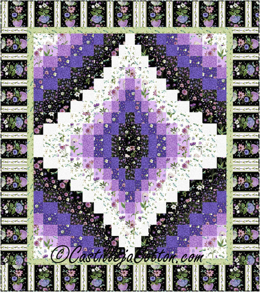 Bargello Jewel Queen Quilt Pattern CJC-54023 - Paper Pattern