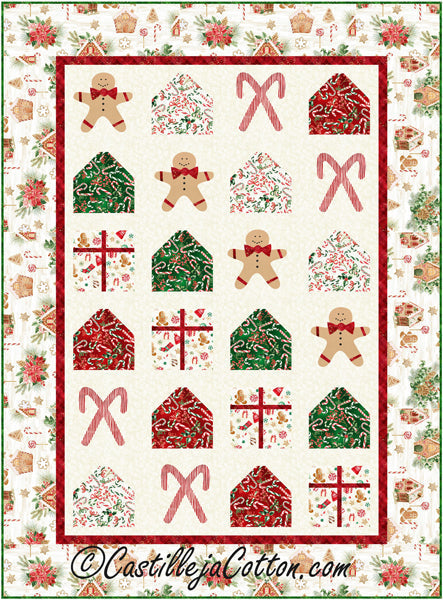 Christmas Candy Quilt Pattern CJC-54072 - Paper Pattern