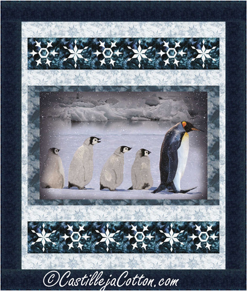 Penguin Family Quilt Pattern CJC-54091 - Paper Pattern